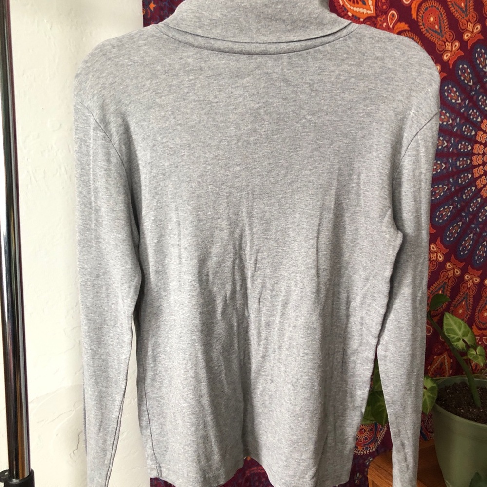 Gray Turtleneck Sweater